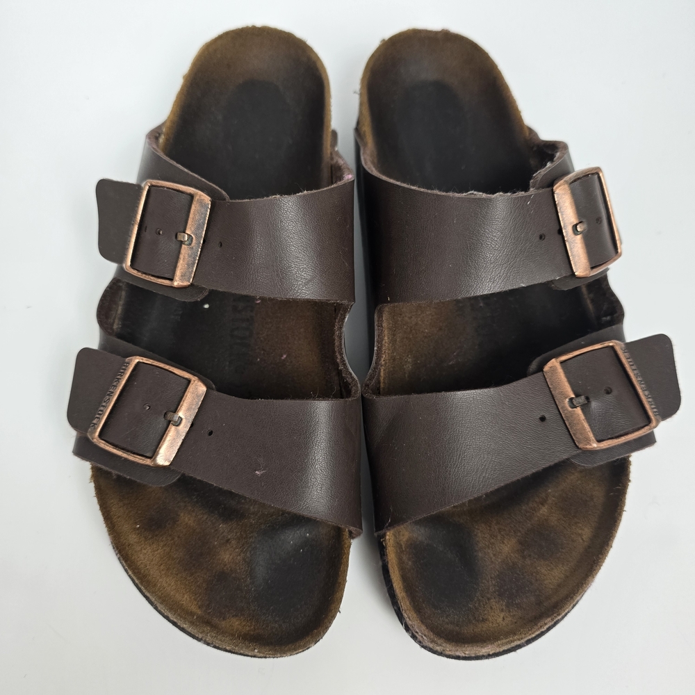 Birkestock Brown Double Strap Sandals with Buckles Size 41 L10 M8